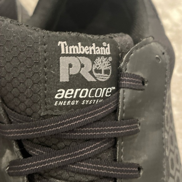 Timberland Mens Work Shoes PRO Aerocore Composite Safety Toe 15M Black Sneaker - Picture 7 of 10
